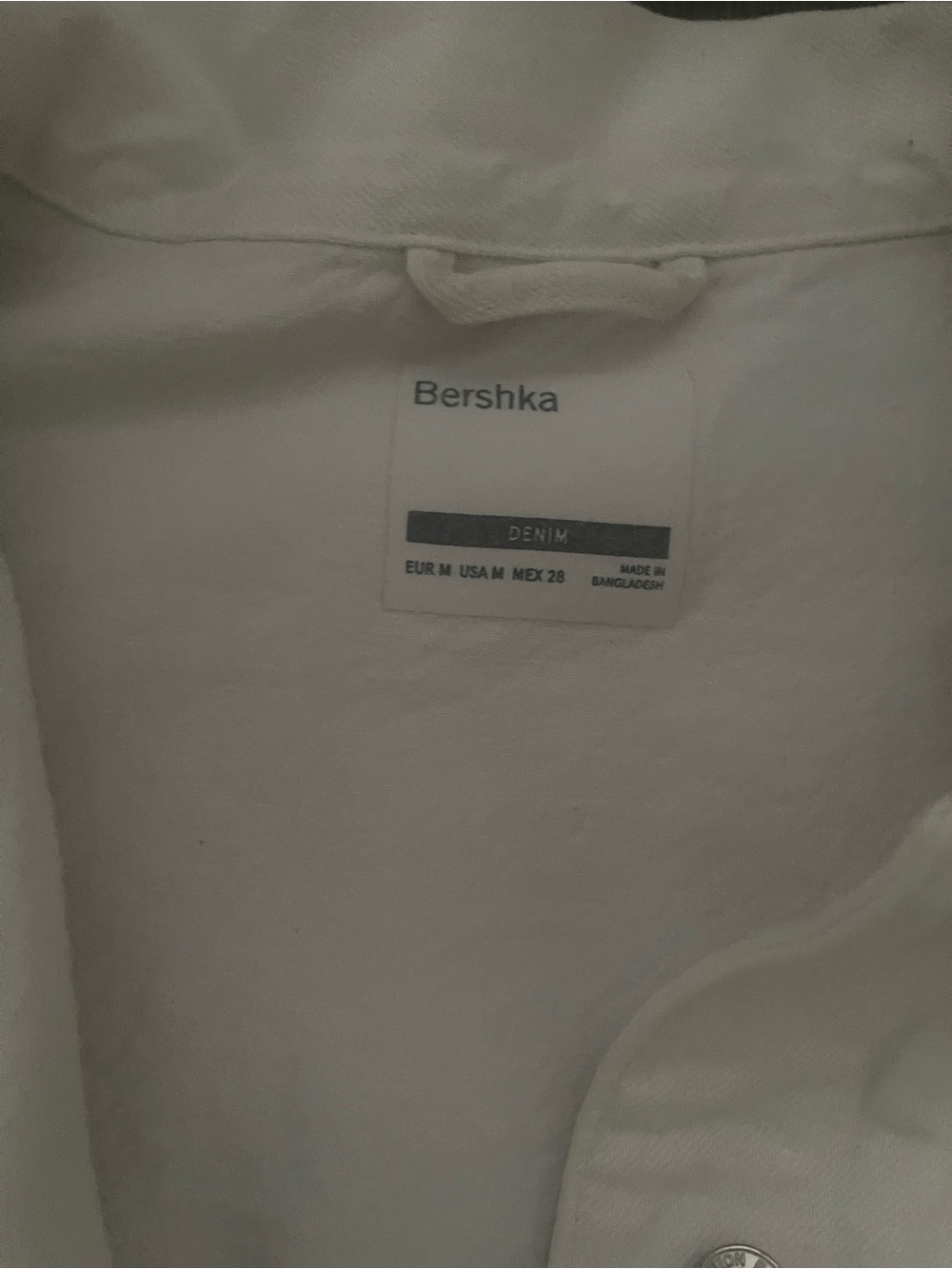 Cropped White Denim Jacket - Unbranded - Picture 2 of 5